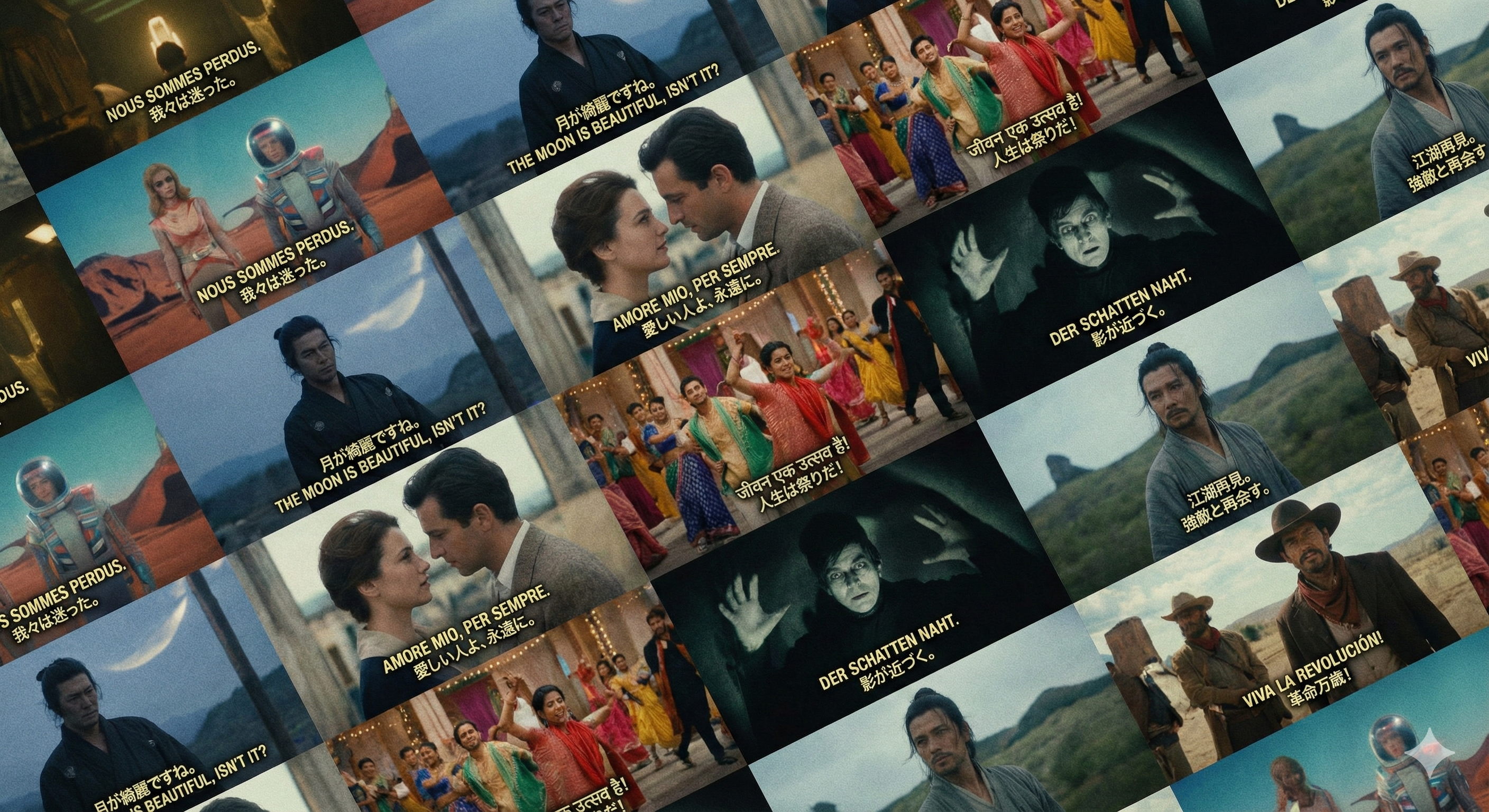 日英同時字幕の画面